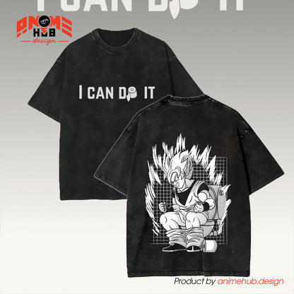 Dragoon Ballz Double-Sided Unisex Washed Tee – GooKu "Do It" Shirt ANIME HUB