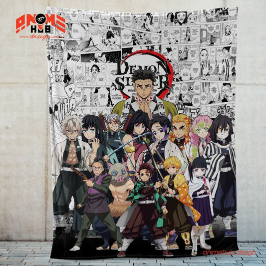 Demoon Slayerr 6 – Anime Blanket from ANIME HUB