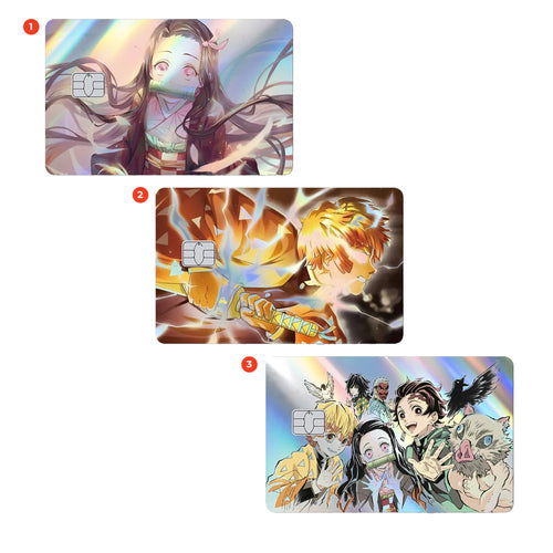 Demoon Slayerr 3 – Credit Card Skin Design Form ANIME HUB