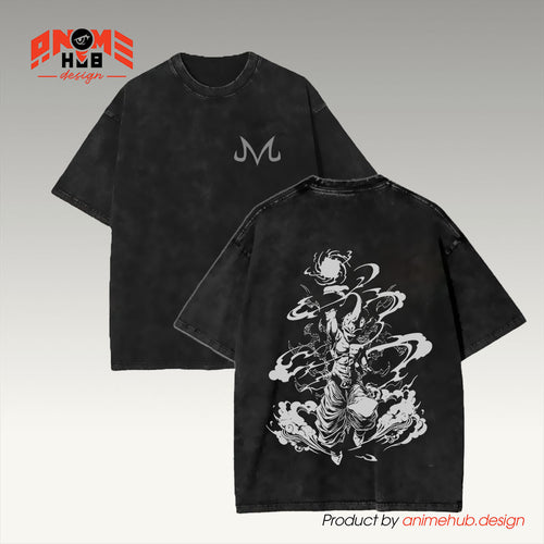 Dragoon Ballz Double-Sided Unisex Washed Tee – Majjin Buu 1 Shirt ANIME HUB