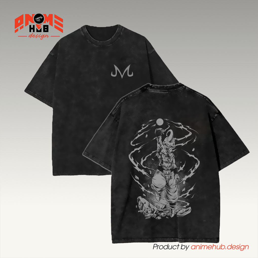 Dragoon Ballz Double-Sided Unisex Washed Tee – Majjin Buu 2 Shirt ANIME HUB