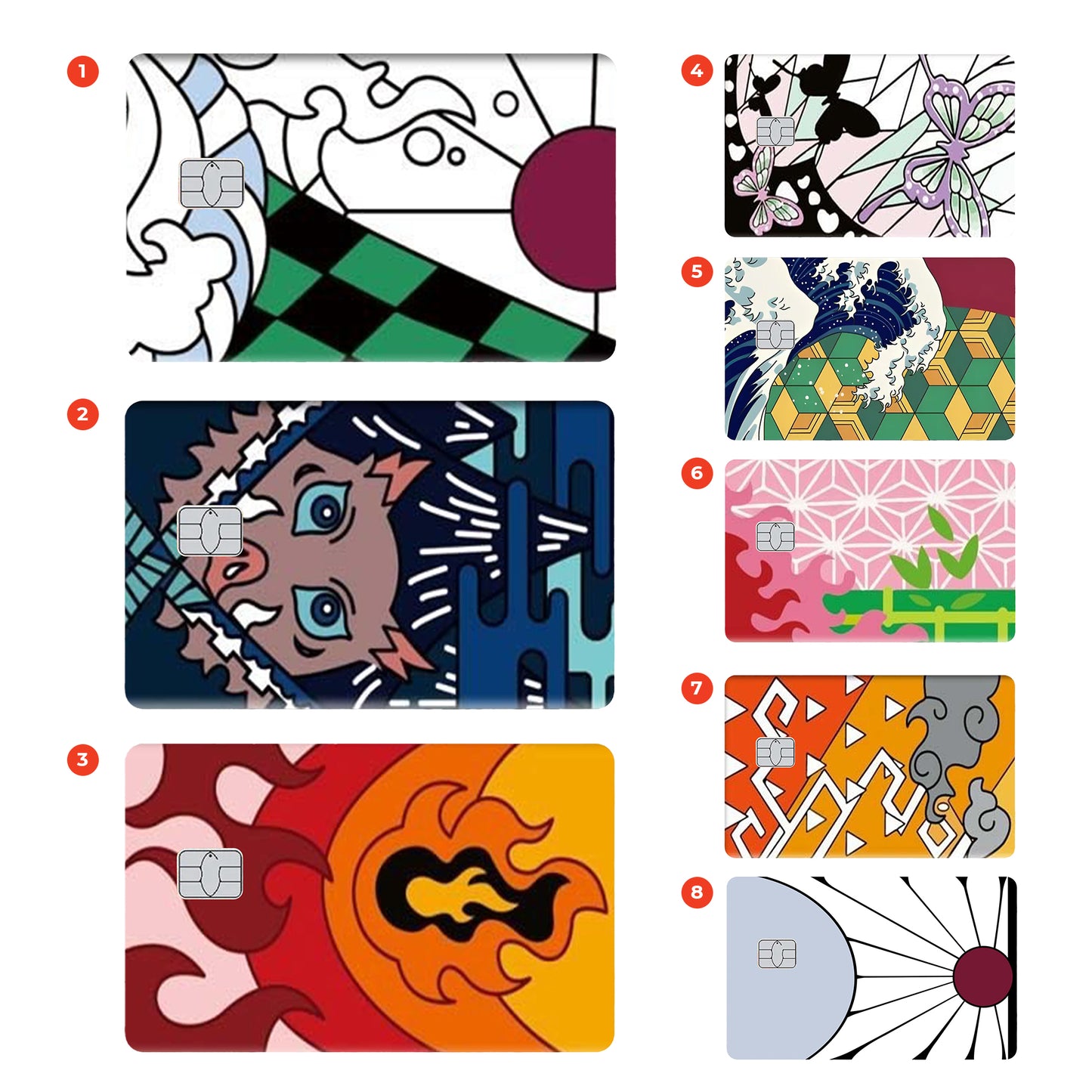 Demoon Slayerr 2 – Credit Card Skin Design Form ANIME HUB