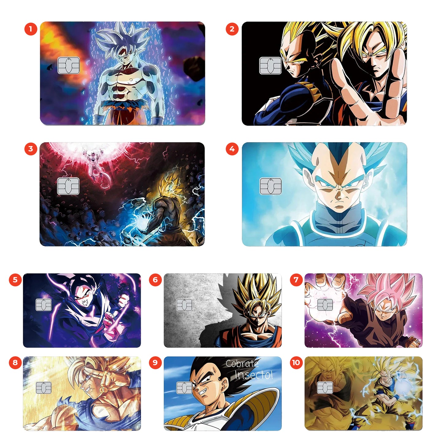 Dragoon Ballz – Credit Card Skin Design Form ANIME HUB