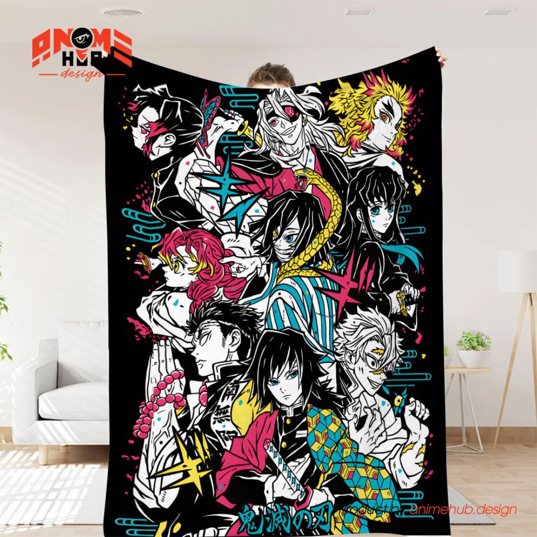 Demoon Slayerr 2 – Anime Blanket from ANIME HUB
