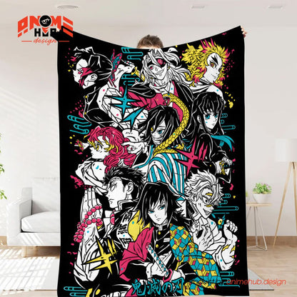Demoon Slayerr 2 – Anime Blanket from ANIME HUB