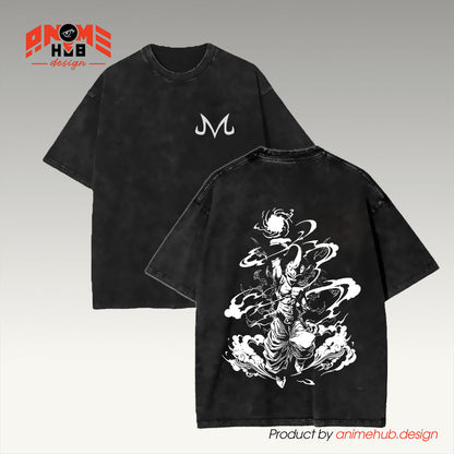 Dragoon Ballz Double-Sided Unisex Washed Tee – Majjin Buu 3 Shirt ANIME HUB