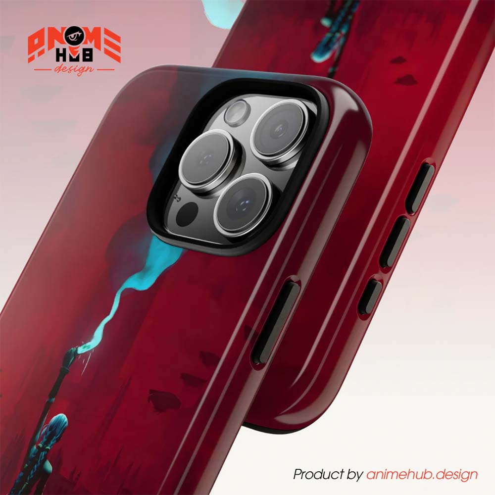 Jinx, Powder Arcane 3 – League of Legends Phone Case ANIME HUB