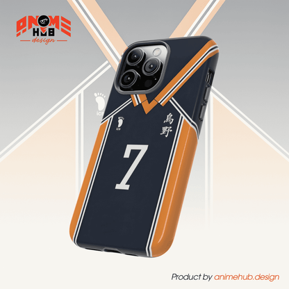 Haaiikyuu Phone Case – Kinooshhita Hissashhi #7 Volleyball Anime Phone Case ANIME HUB