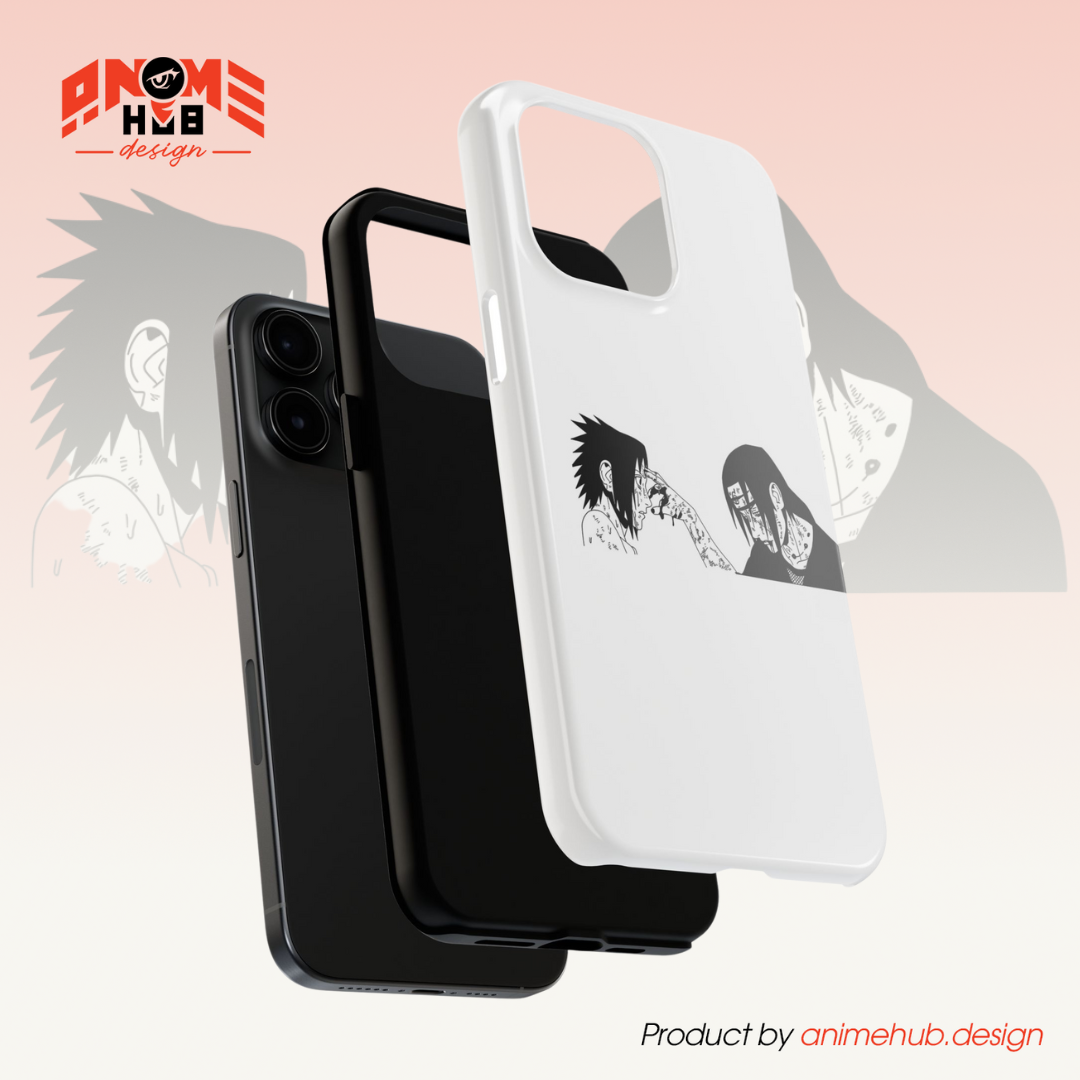 Narutoo 4 – Itachi & Sasuke Uchiha Throne Scene Phone Case ANIME HUB