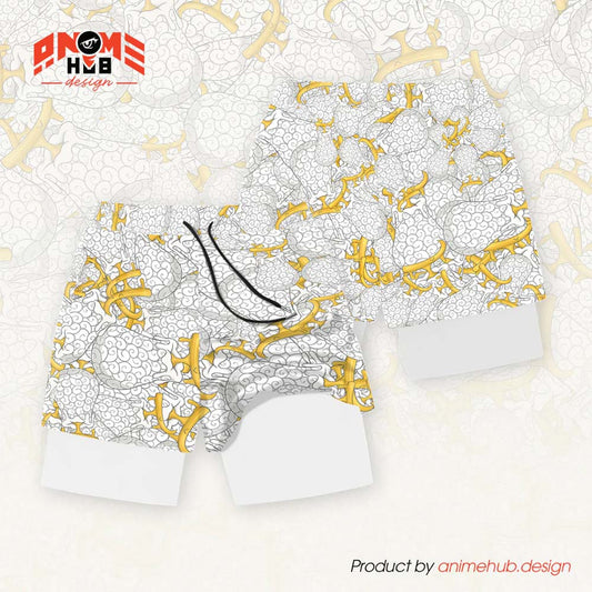 Anime Devil Fruit 19 – Onepiecee Streetwear Shorts ANIME HUB