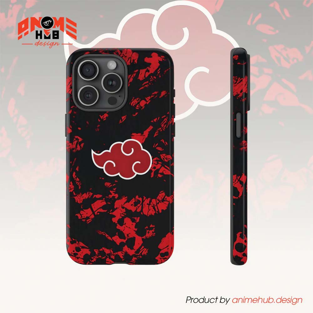 Narutoo 1 – Akatsuki Cloud Anime Phone Case ANIME HUB