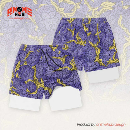 Anime Fruta del Diablo 2 – Pantalones cortos de Onepiecee ANIME HUB 
