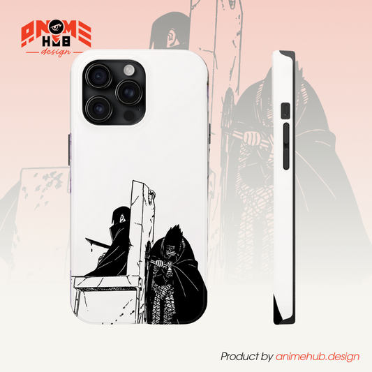Narutoo 1 – Itachi & Sasuke Uchiha Throne Scene Phone Case ANIME HUB
