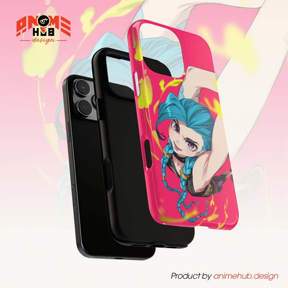 Jinx, Powder Arcane 1 – League of Legends Phone Case ANIME HUB