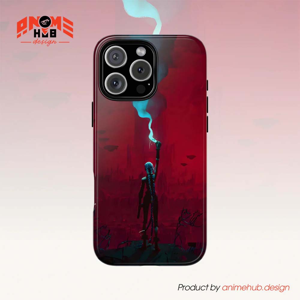 Jinx, Powder Arcane 3 – League of Legends Phone Case ANIME HUB