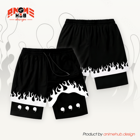 Uzumaki - Pantalones cortos de Narutoo Streetwear ANIME HUB 