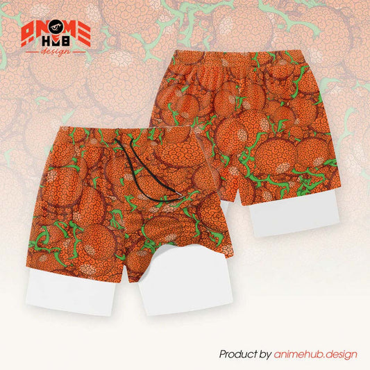 Anime Devil Fruit 13 – Onepiecee Streetwear Shorts ANIME HUB
