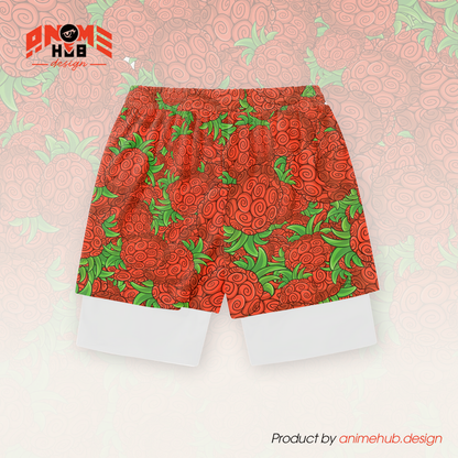 Anime Fruta del Diablo 9 – Pantalones cortos de Onepiecee ANIME HUB 