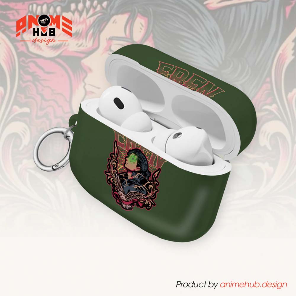 Funda para AirPods de Anime de Eren Attack on Titan 2 - ANIME HUB