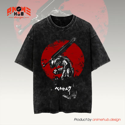 Berrserkk 2 Unisex Washed Tee – Anime Graphic Shirt ANIME HUB