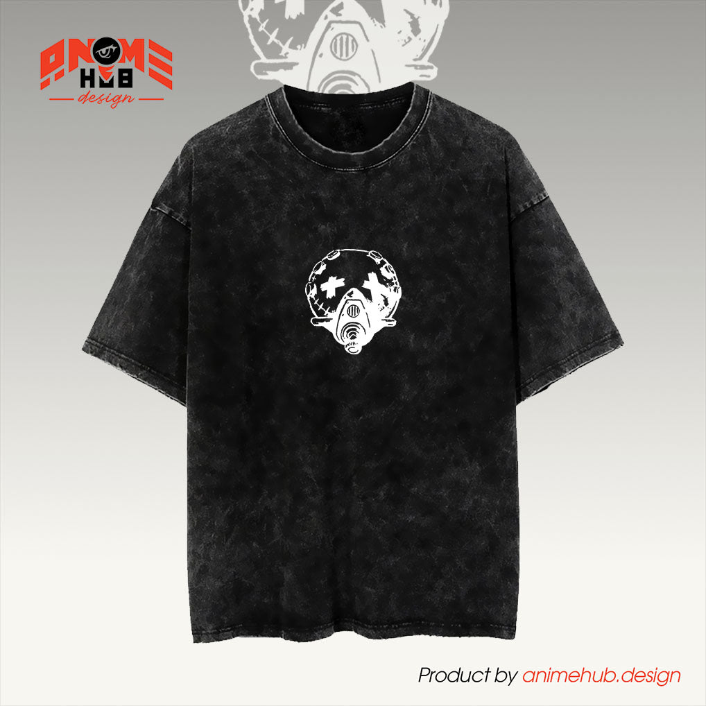 Gaachiiakuutaa 1 Double-Sided Unisex Washed Tee  – Ennjiin Koouzaaki    Shirt ANIME HUB