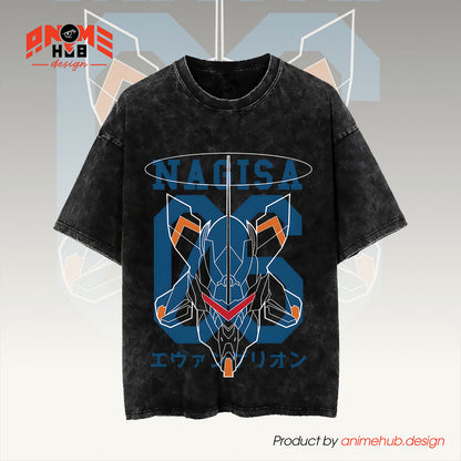Neoon Geneesis Evaangeelioon Unisex Washed Tee – Naagiisaa 06 Shirt ANIME HUB