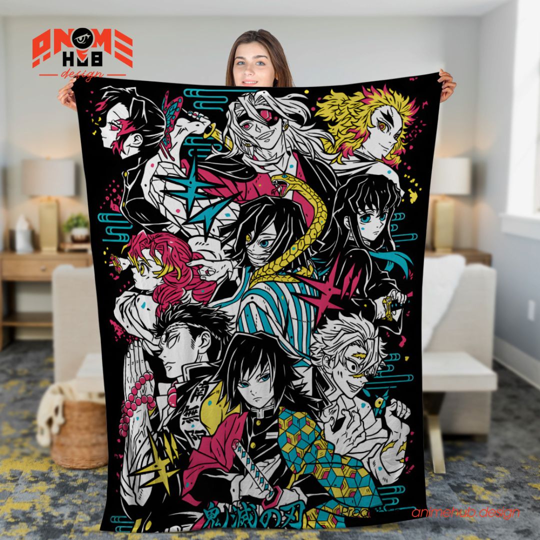Demoon Slayerr 2 – Anime Blanket from ANIME HUB
