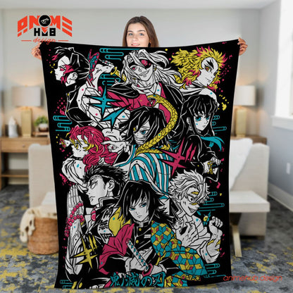 Demoon Slayerr 2 – Anime Blanket from ANIME HUB