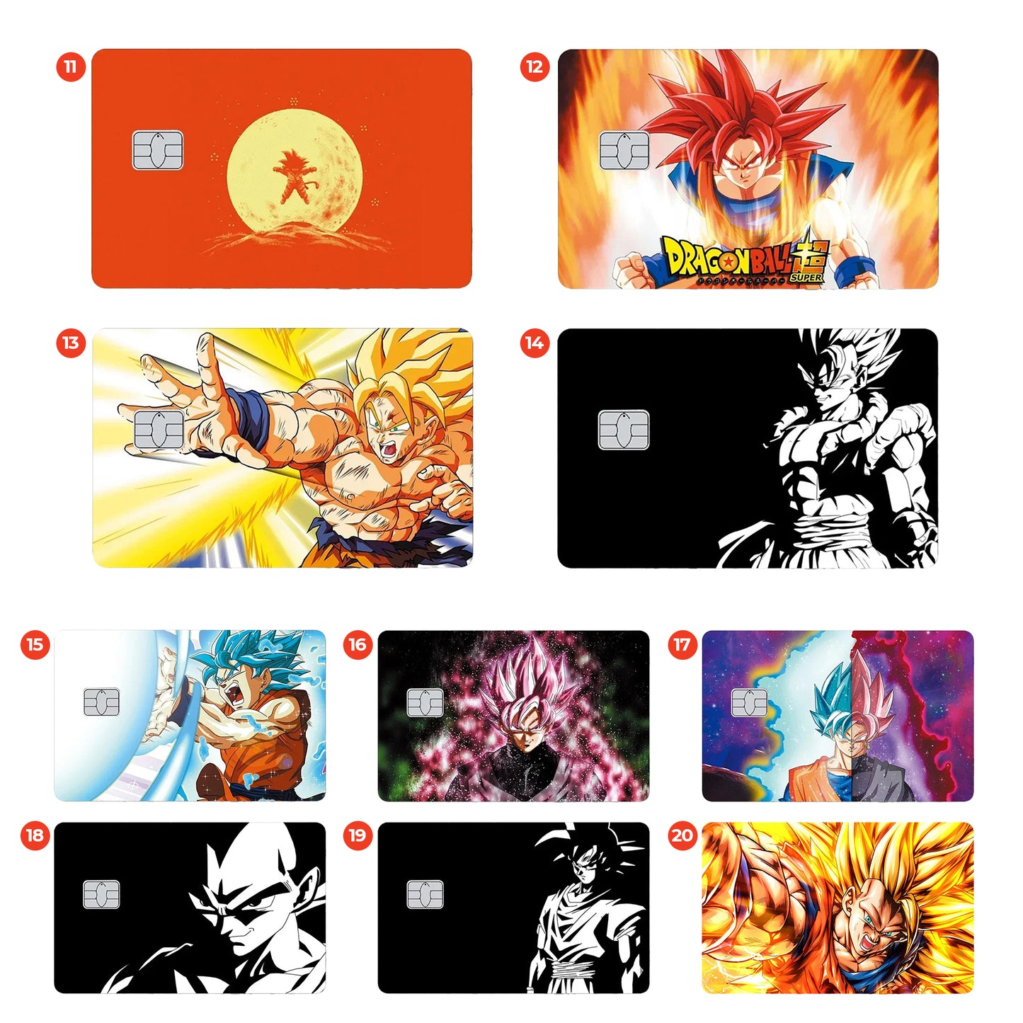 Dragoon Ballz – Credit Card Skin Design Form ANIME HUB