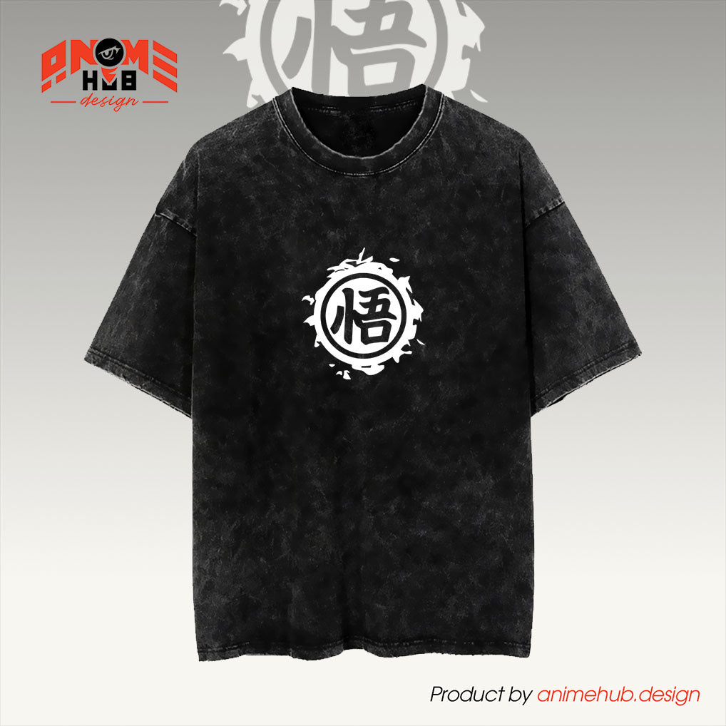 Dragoon Ballz Double-Sided Unisex Washed Tee – GooKu Kamehameha Shirt ANIME HUB