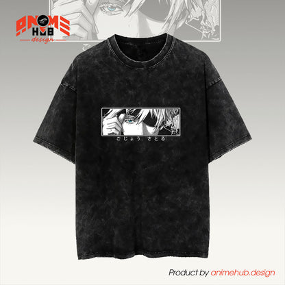 Jujustsuu Kaiisenn Double-Sided Unisex Washed Tee  –  Shirt ANIME HUB