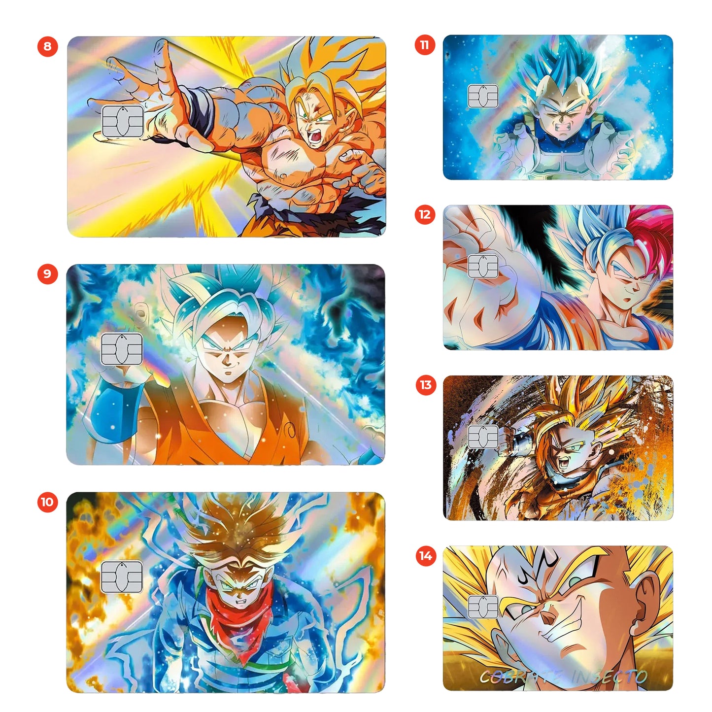 Dragoon Ballz 1 – Credit Card Skin Design Form ANIME HUB