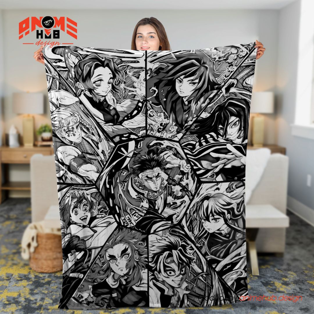 Demoon Slayerr 5 – Anime Blanket from ANIME HUB