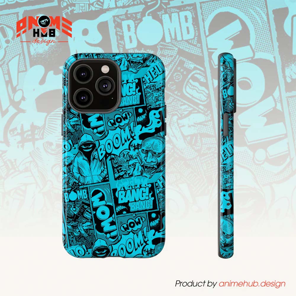 BOOM! BANG! WOW! 5 – Graffiti Street Style Phone Case ANIME HUB
