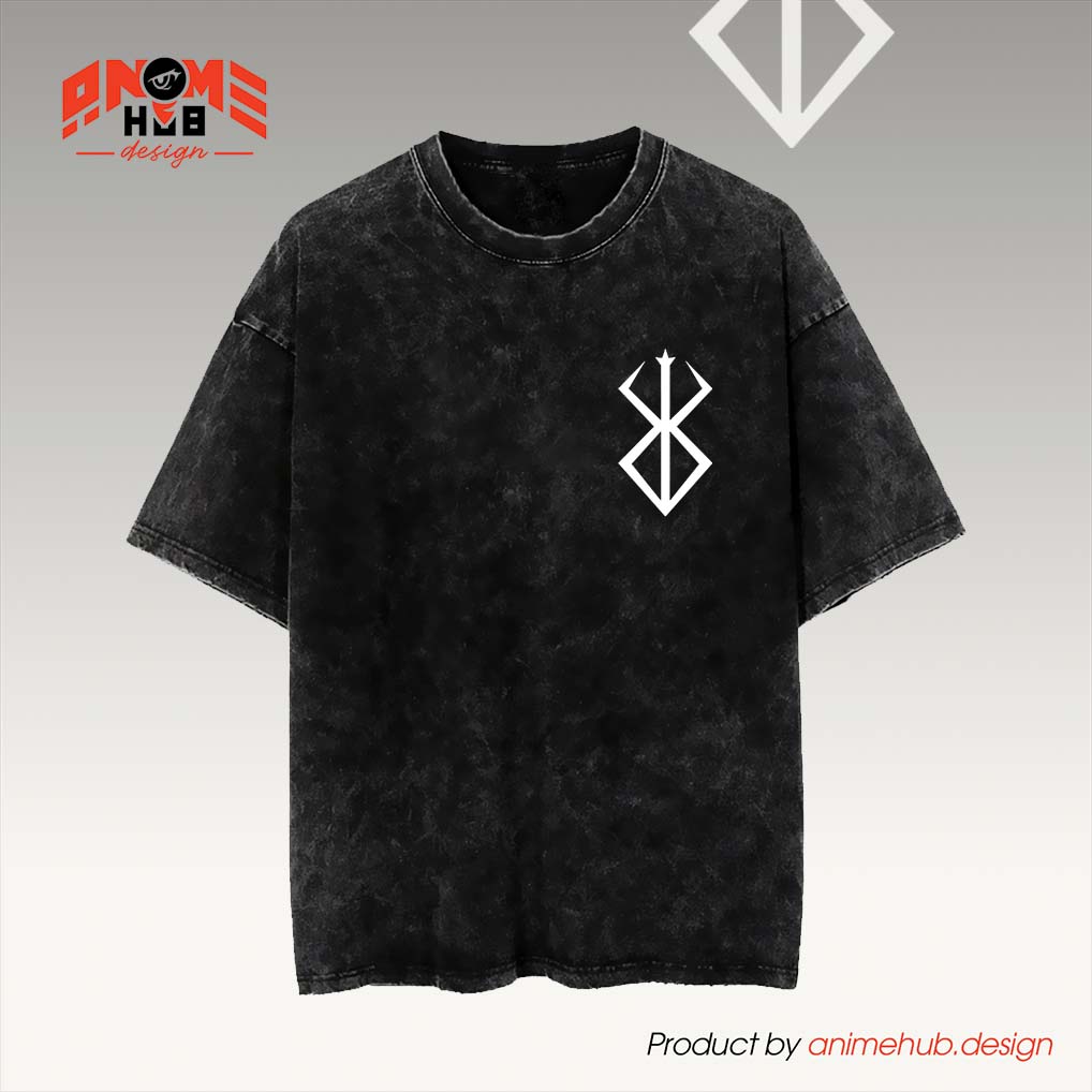 Berrserkk Double-Sided Unisex Washed Tee – Anime Graphic Shirt ANIME HUB