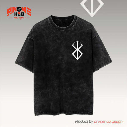 Berrserkk Double-Sided Unisex Washed Tee – Anime Graphic Shirt ANIME HUB