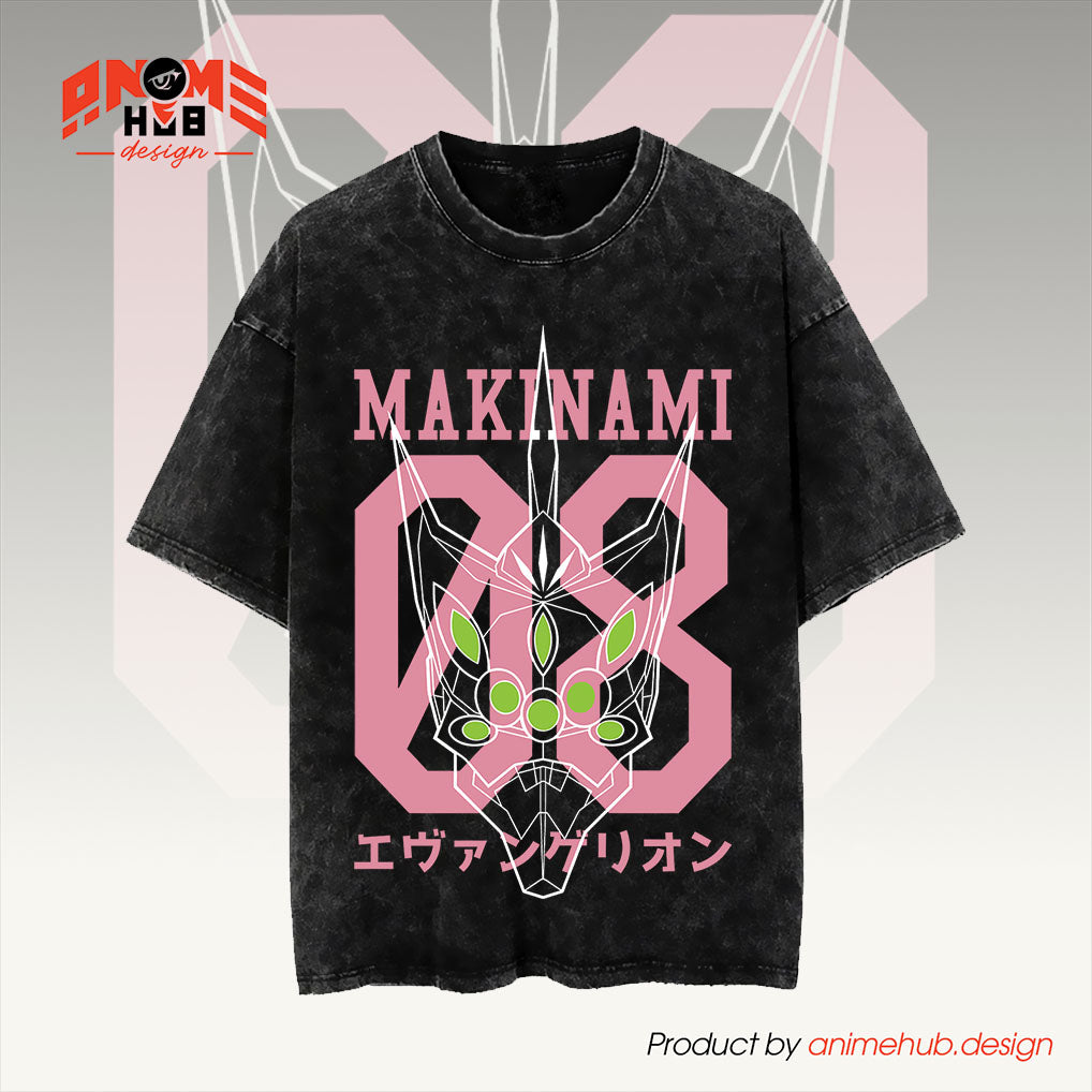 Neoon Geneesis Evaangeelioon Unisex Washed Tee – Maakiinamii 08 Shirt ANIME HUB