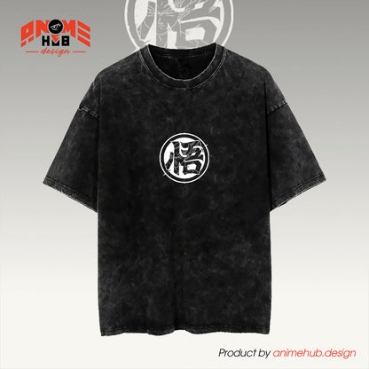 Dragoon Ballz Double-Sided Unisex Washed Tee – GooKu ULTRA Shirt ANIME HUB