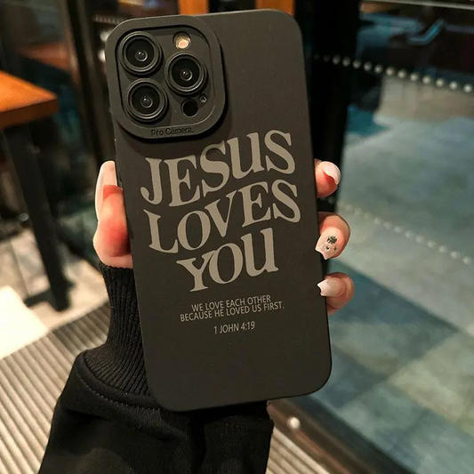 Khaki Letter, Fall Faith Over Fear Letter Pattern Phone Case, Full Body Shockproof Phone Protective Cover, Fashion Phone Accessories Compatible with iPhone