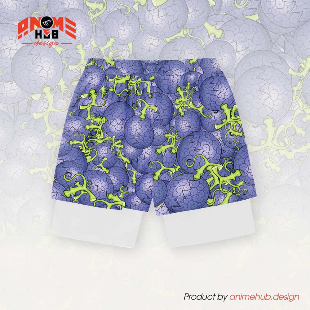 Anime Fruta del Diablo 5 – Pantalones cortos de Onepiecee ANIME HUB 