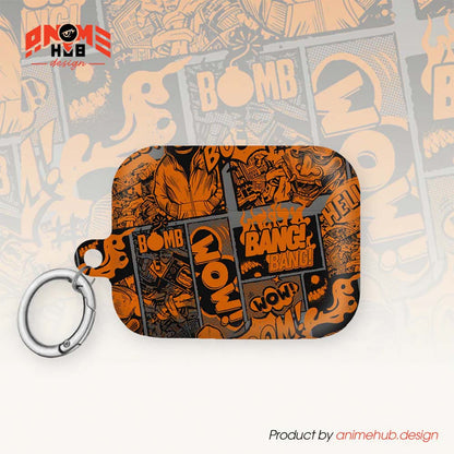 ¡BOOM! ¡BANG! ¡GUAU! 6 – Estuche para AirPods con estilo callejero de grafiti ANIME HUB