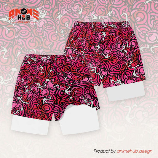 Anime Devil Fruit 18 – Onepiecee Streetwear Shorts ANIME HUB