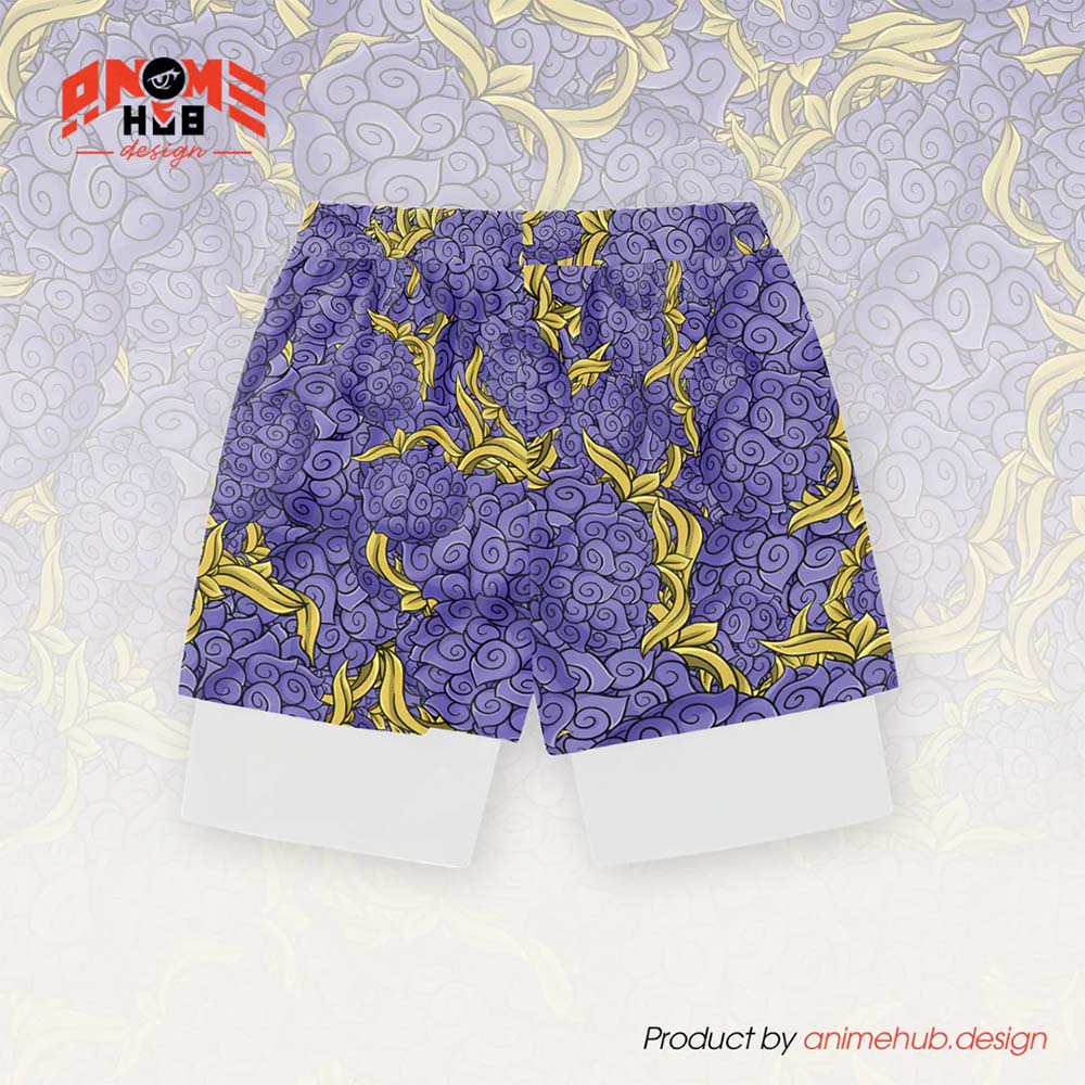 Anime Fruta del Diablo 2 – Pantalones cortos de Onepiecee ANIME HUB 