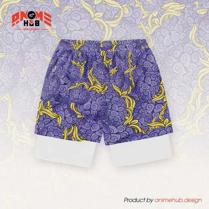 Anime Fruta del Diablo 2 – Pantalones cortos de Onepiecee ANIME HUB 