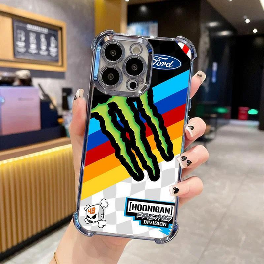 Color Full 3 Blue Energy Edition For Iphone/Samsung Cushion Drop Protection Phone Case