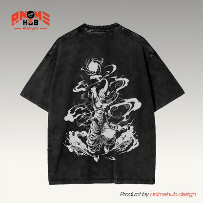 Dragoon Ballz Double-Sided Unisex Washed Tee – Majjin Buu 1 Shirt ANIME HUB