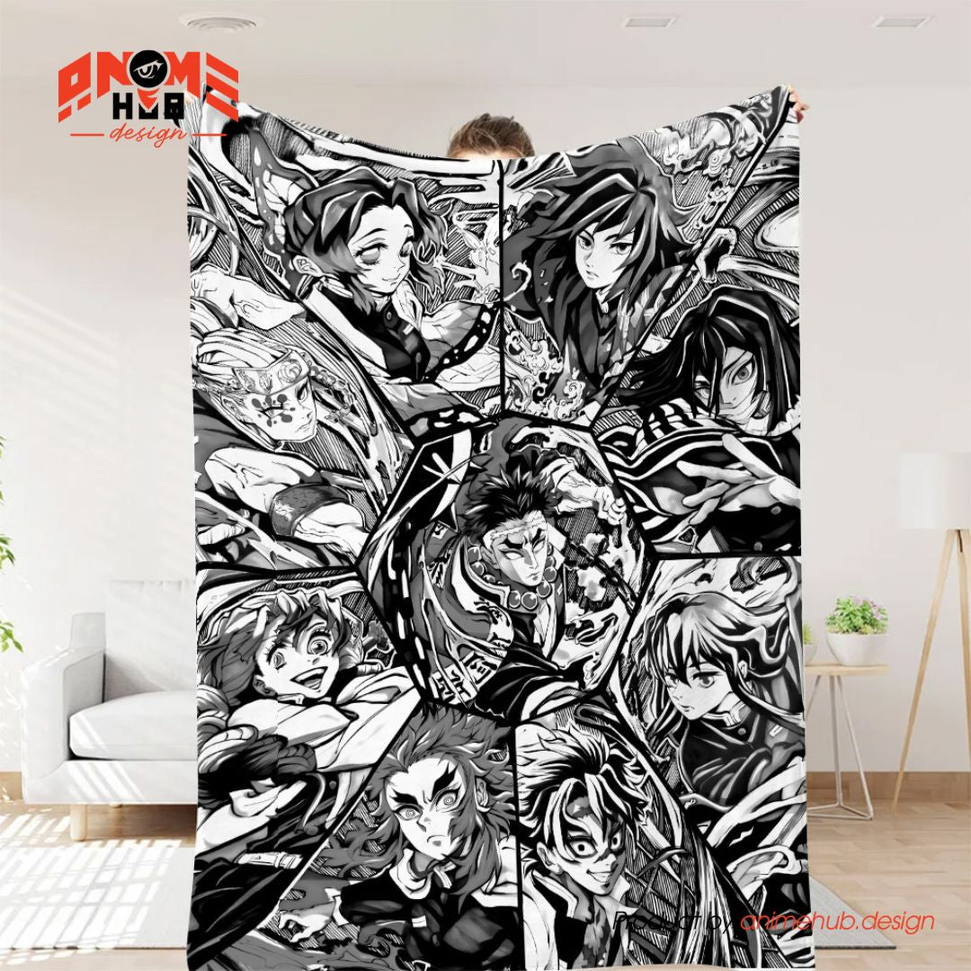 Demoon Slayerr 5 – Anime Blanket from ANIME HUB