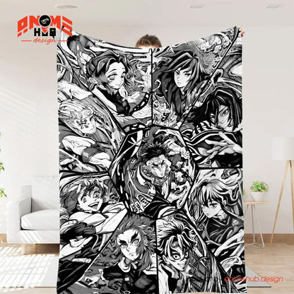 Demoon Slayerr 5 – Anime Blanket from ANIME HUB