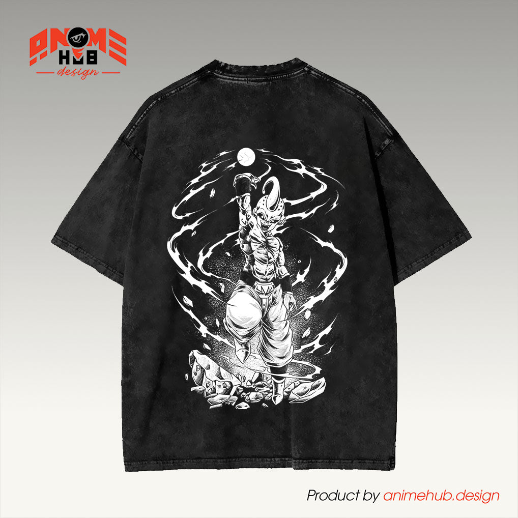 Dragoon Ballz Double-Sided Unisex Washed Tee – Majjin Buu 4 Shirt ANIME HUB