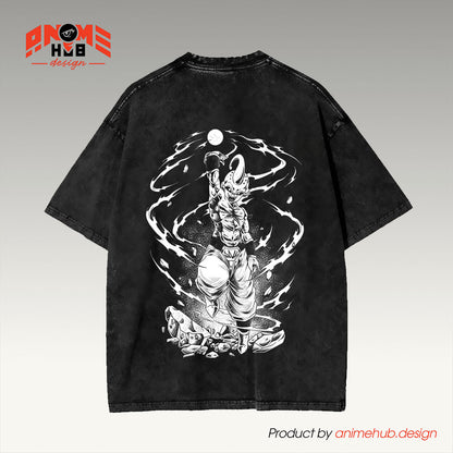 Dragoon Ballz Double-Sided Unisex Washed Tee – Majjin Buu 4 Shirt ANIME HUB